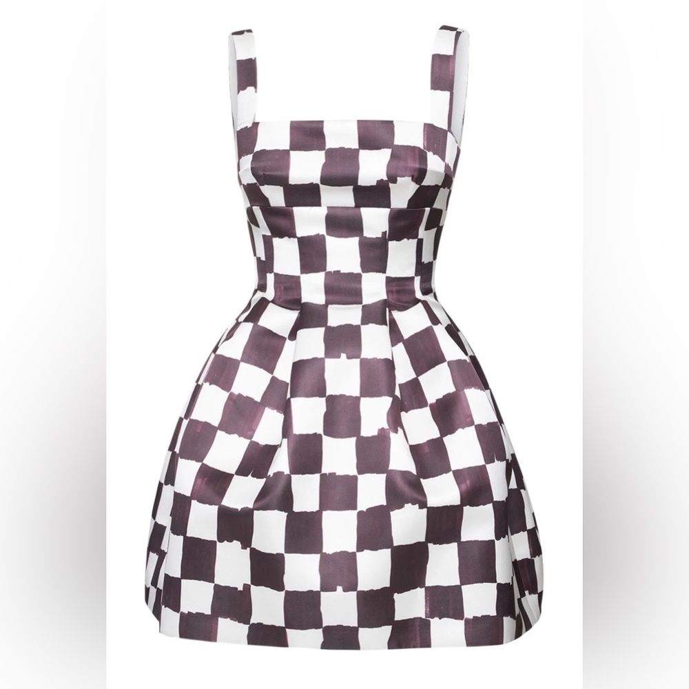 EMILIA WICKSTEAD
Gayla duchess satin mini dress, UK size 6